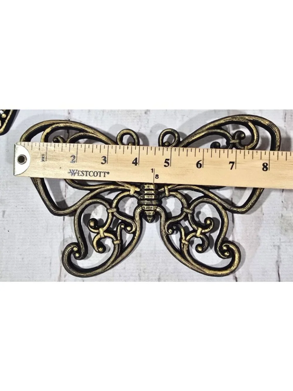 3 Upcycled Homco Butterfly Wall Art Dark Academia Cottagecore Figures Eclectic